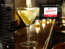 Tablet Screenshot of brentwoodrestaurant.com